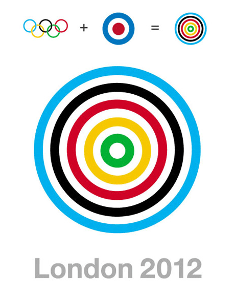 2012 olympic logo designed by Daniel Eatock