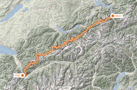 Alpine Pass Route