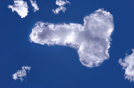 cock in a cloud