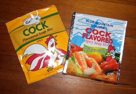 cock flavoured soup mix