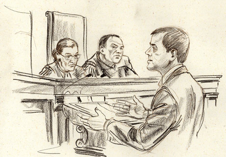 court room sketch