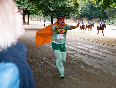 superhero fancy dress fun run