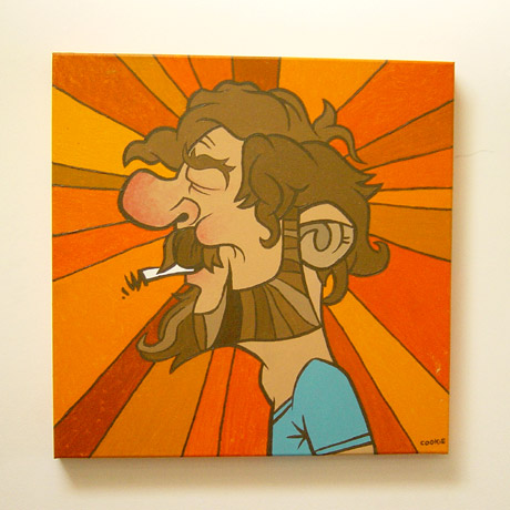 Painting of a Smoker