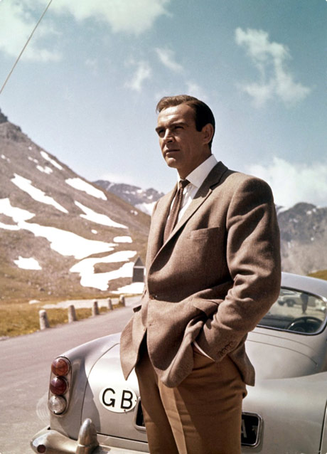 sean connery as bond, does it get any cooler than this?