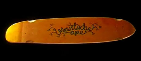 Moustache Ape Skateboard